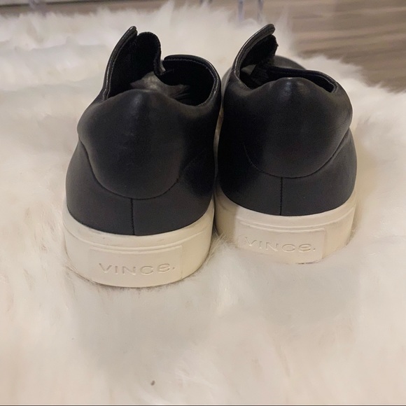 Vince Leather Sneakers - Picture 7 of 9